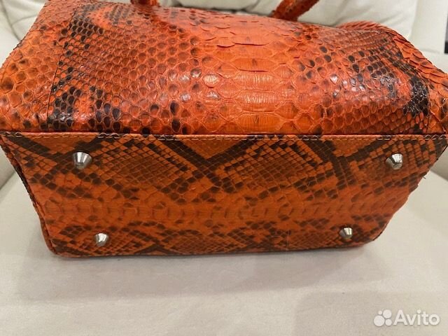 Сумка из питона яркая из Тайланда новая