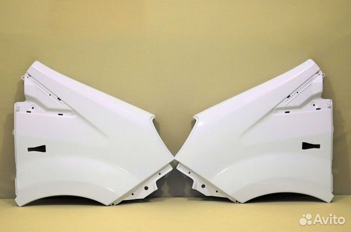 Крыло переднее левое Газель Next цвет белый новое