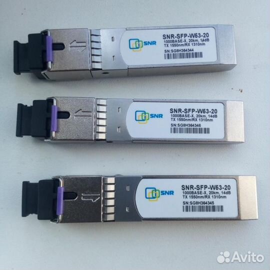 Модуль SFP WDM 1000Base-BX до 20км