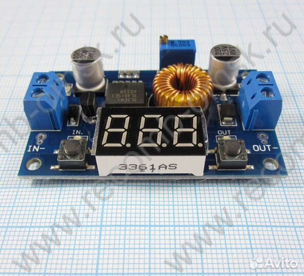 XL4015 - Преобразователь понижающий DC-DC 5A 75W с