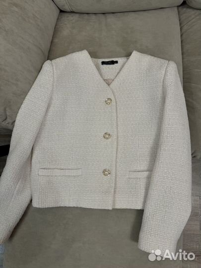 Твидовый жакет