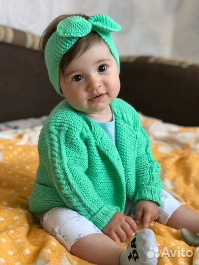 Вязаный комплект Кофта