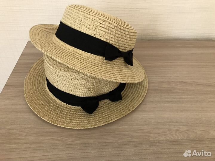 Новая женская шляпа+детская шляпа на девочку