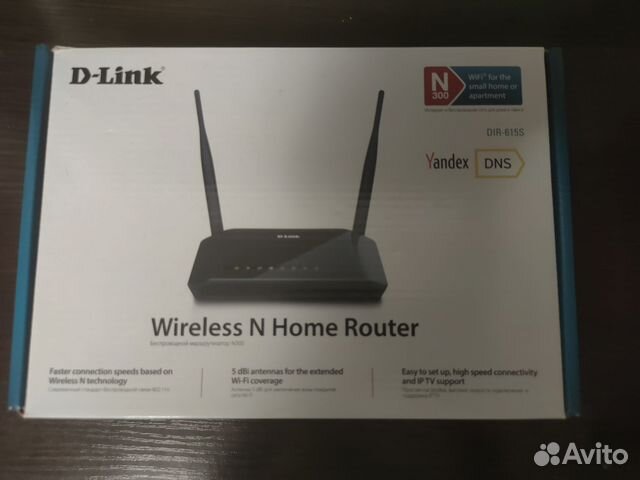 Wi-Fi роутер D-link DIR-615S
