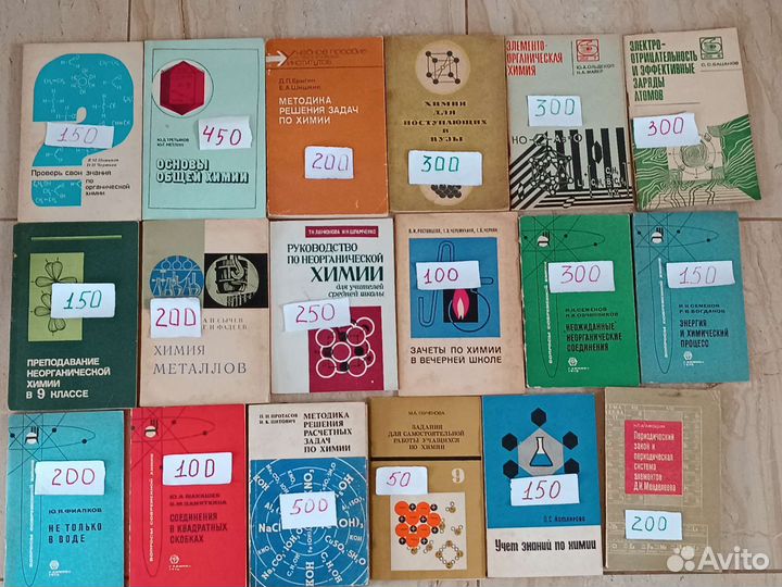 Пособия по химии СССР