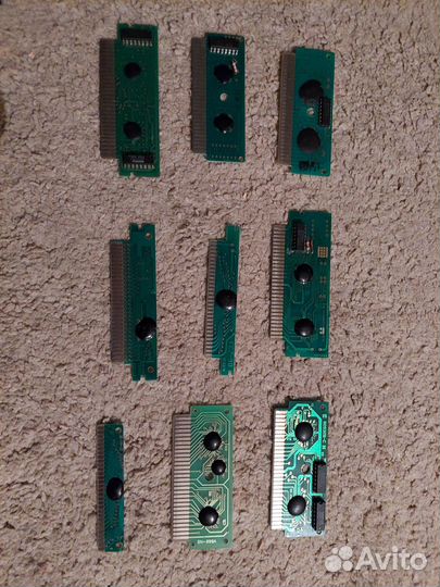 Картриджи и платы денди