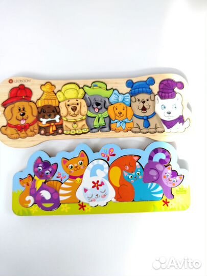 Магнитный пазл Одень мишку