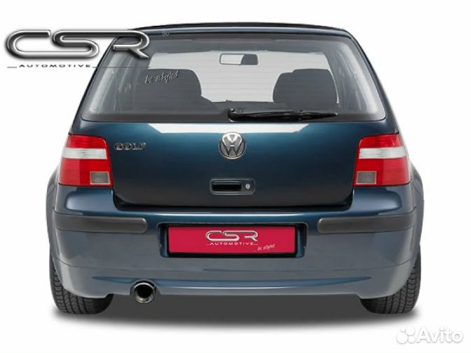 Накладка на задний бампер CSR Volkswagen Golf 4 V1