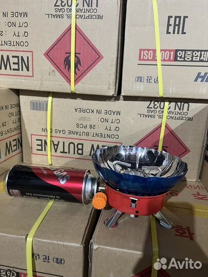 Газовая горелка плита туристическая