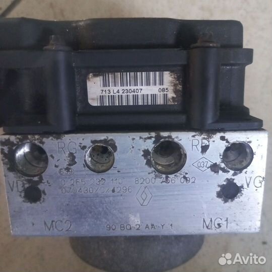 Блок абс рено логан