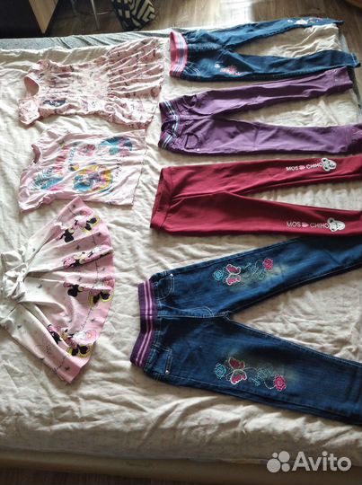 Детские вещи пакетом для девочек 110 116