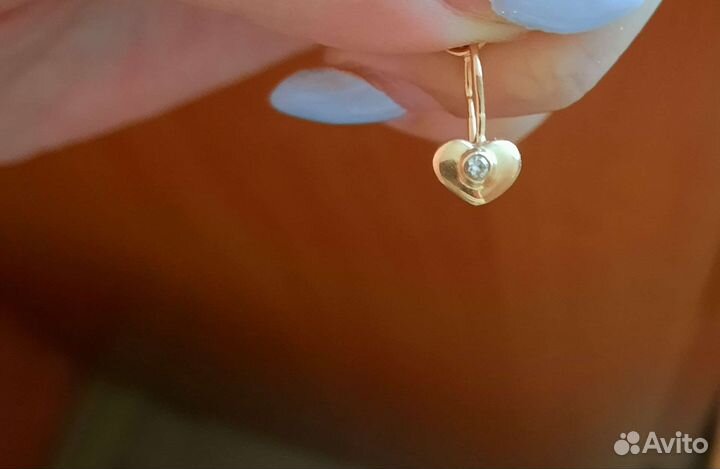 Золотые серьги