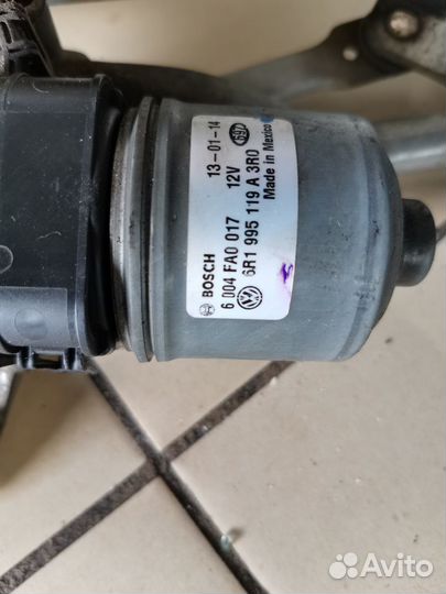 Трапеция переднего стеклоочистителя VW Jetta 6