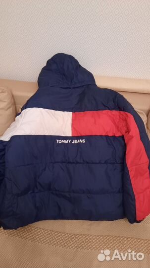 Tommy jeans. Пуховик зимний мужской бу