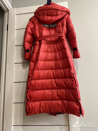 Пуховик женский длинный 44 46