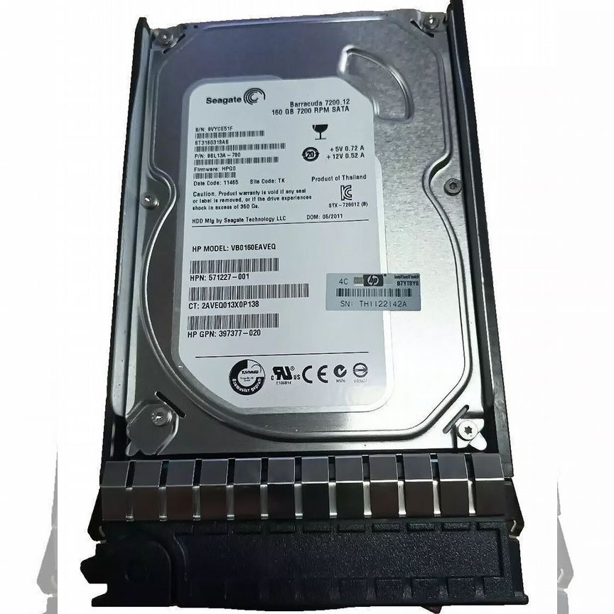[VB0160EAVEQ] Жесткий Диск Hp 160gb Sata2 3,5" Hdd Vb0160eaveq