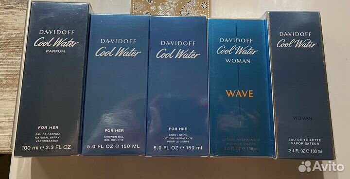 Парфюмерный набор Davidoff Cool Water Woman