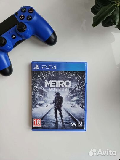 Игра, диск Metro Exodus PS4/PS5 (Метро исход)