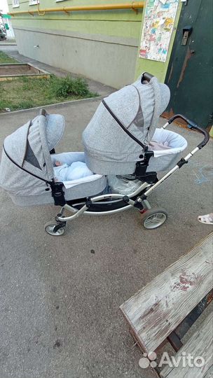 Коляска для двойни 2 в 1
