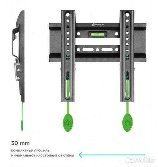 Кронштейн для телевизора onkron FM1 прямой 17-43