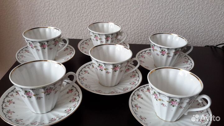 Чайная пара Фарфор Л Ф З