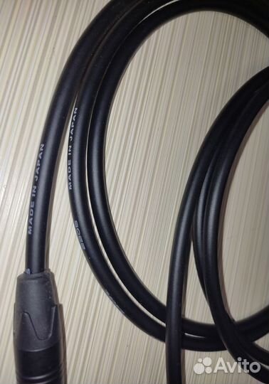 Балансные Jack TRS-XLR(m) пара Canare (Japan)