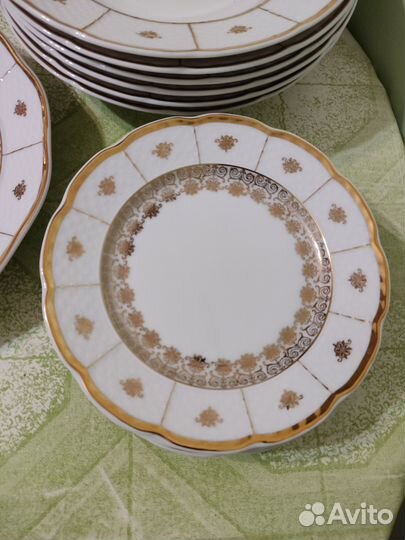 Столовый сервиз, Чехословакия, раритет, новый