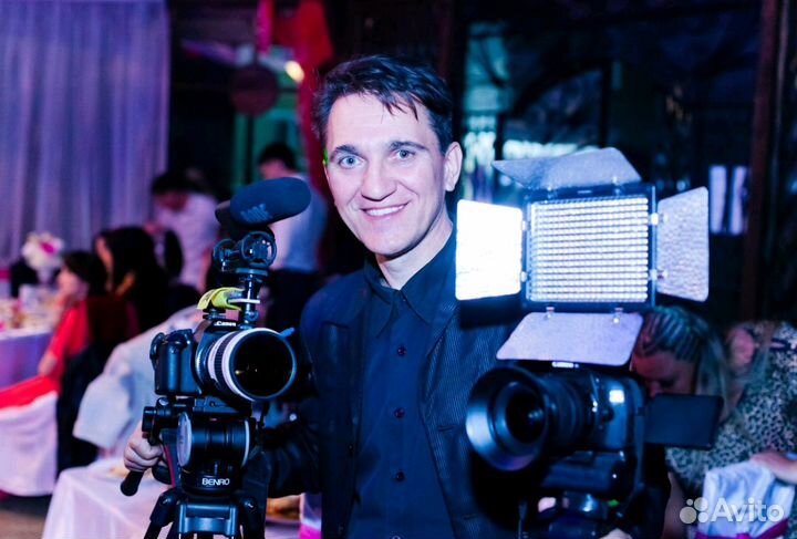 Съёмка на dslr,insta360x4, event DJ, звук