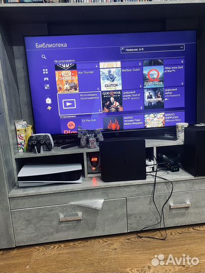 Sony Playstation 4 slim 1tb с играми