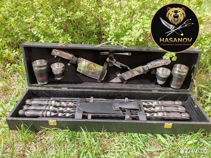 Набор для пикника,подарочный набор,шашлычный набор