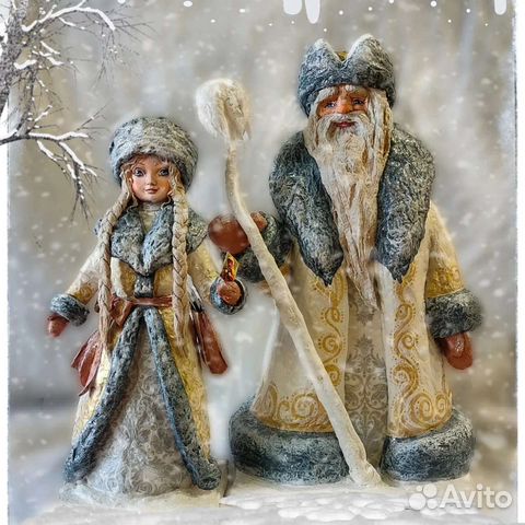 Дед Мороз и Снегурочка под елку