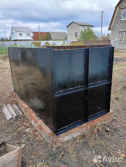 Емкость для воды металлическая бу