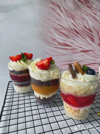 Тортик в стакане/трайфлы