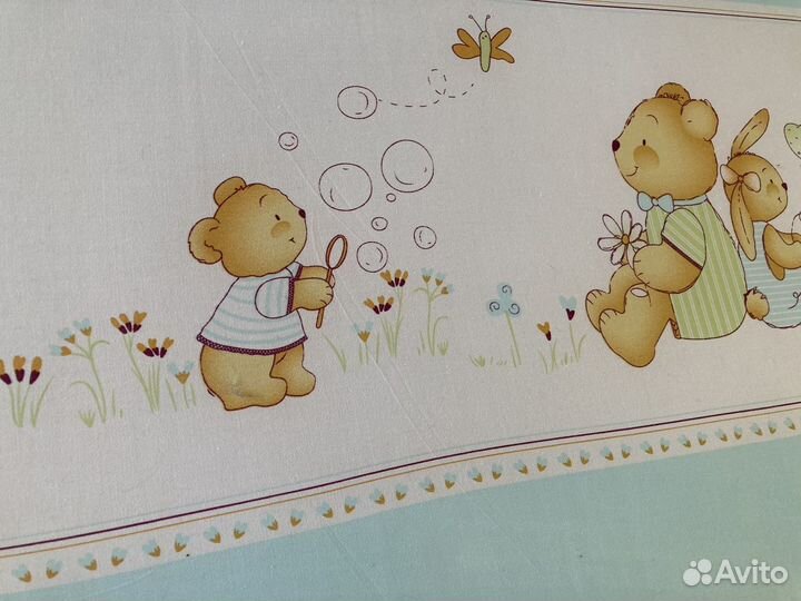 Бортики, 2 комплекта белья perina и плед