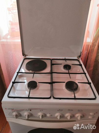 Газовая плита с электрической комфоркой