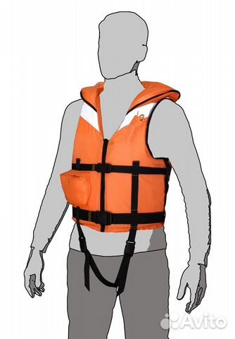 Спасательный жилет Мобула с подголовником (S-XXL)