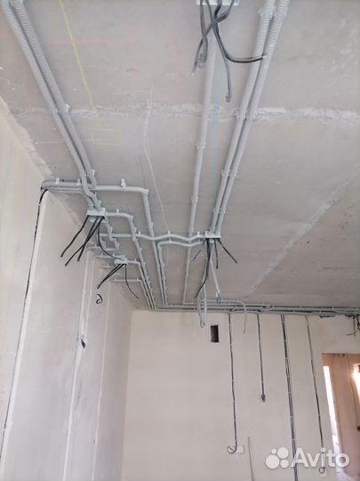 Штробление Перенос розеток