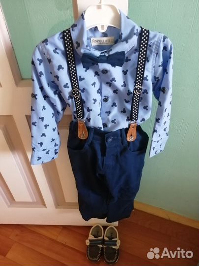 Костюм 2-3года и обувь 24