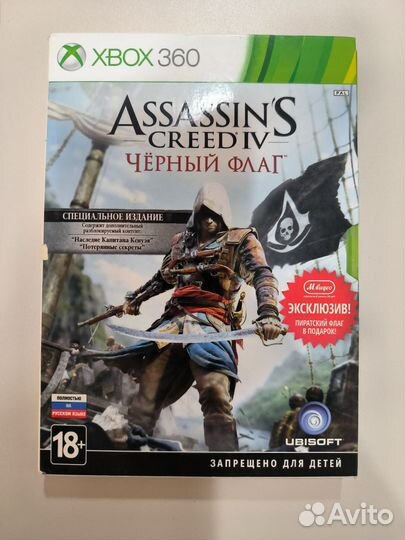 Assassins creed 4 черный флаг Xbox 360