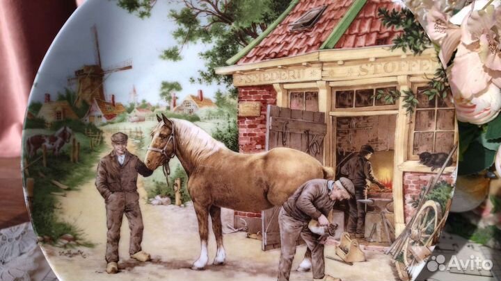 Тарелка настенная Royal Schwabap Holland 1985 г