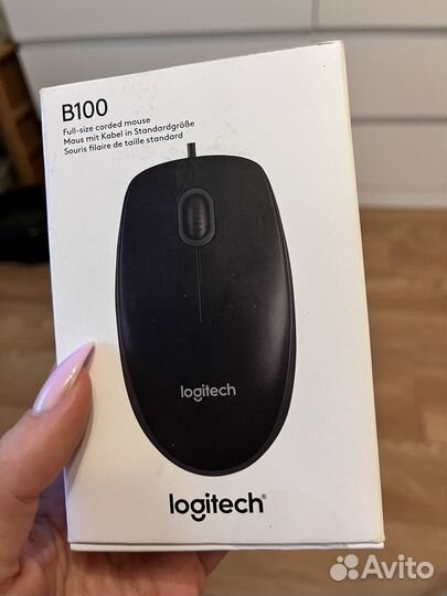 Мышь logitech b100