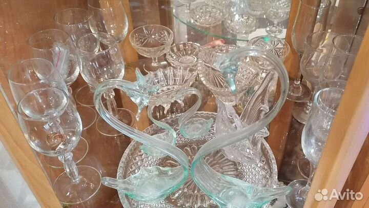 Хрусталь, сервисы, бокалы