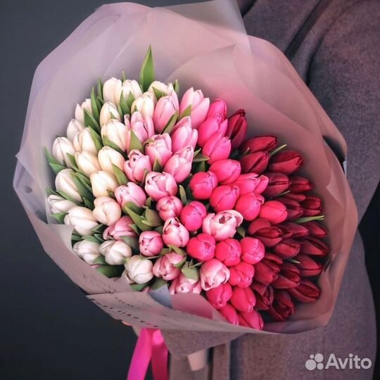 Тюльпаны / 8 марта / Букет из тюльпанов