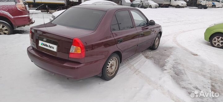 Hyundai Accent 1.5 МТ, 2008, 245 000 км