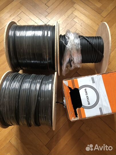 Кабель витая пара U/UTP, CAT 5e, PE, 4PR, 24AWG, o