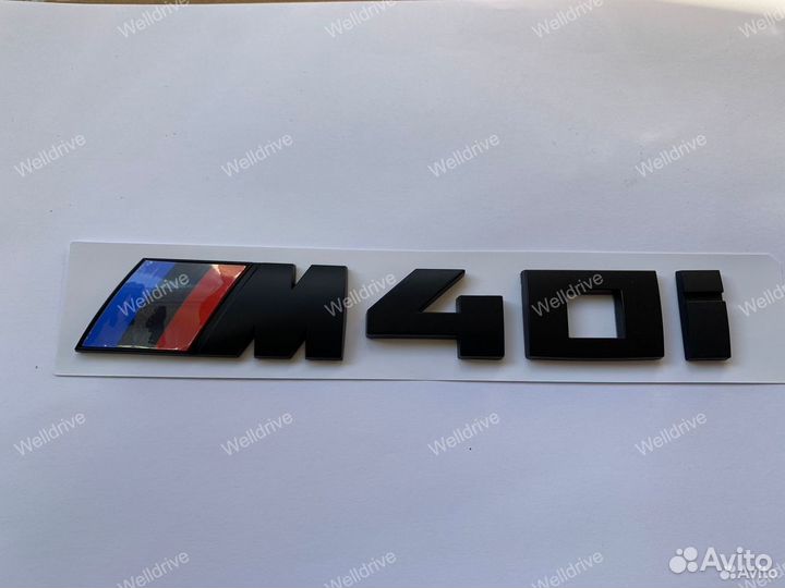 Шильд M40i BMW X3 G01 X4 G02 Z4 G29 черный матовый