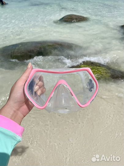 Ласты для плавания 38 39 + маска с трубкой