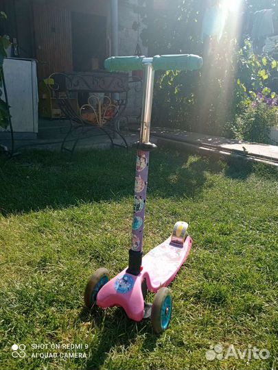 Самокат трёхколёсный детский