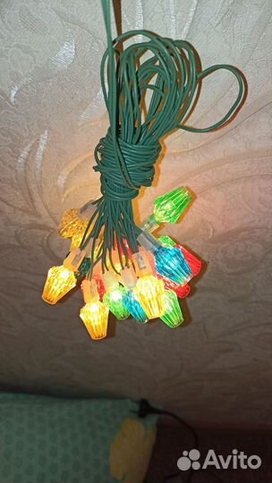 Елочная гирлянда СССР