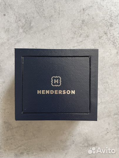 Запонки Henderson бордовые однотонные